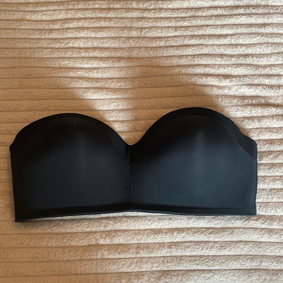 Lively The No Wire Strapless Bra - Black - Size 38C - Picture 1 of 5